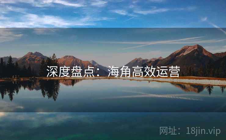 深度盘点:海角高效运营
