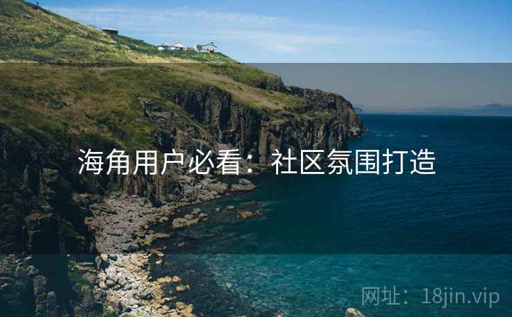 海角用户必看:社区氛围打造